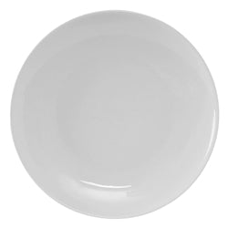 Tuxton Plate, 9" Round Coupe, Florence, White - CS2D