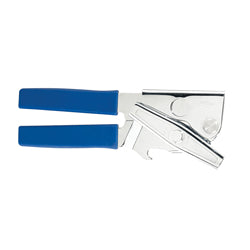 Abrelatas, 7" de largo, mango azul