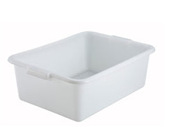 Dish Box, 21.5"x15"x7", Polypropylene White NSF