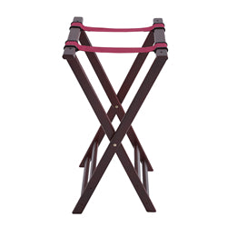 Tray Stand 32" Rubberwood Mahogany Finish