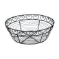 Wire Basket 10" Round 3"H Blk